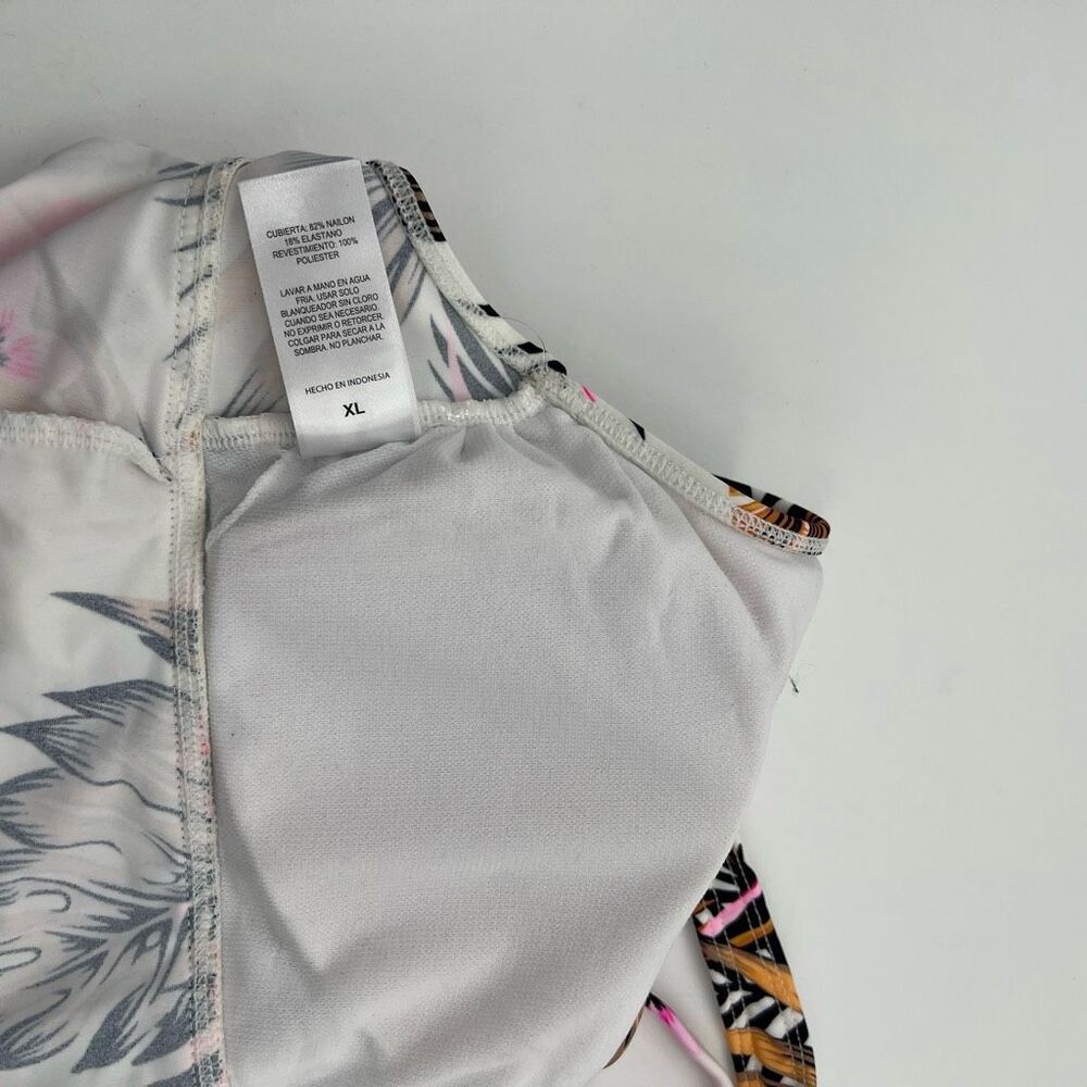 Salt + Cove Tropic Time V-Wire Tankini Top Tropical Print XL - Picture 11 of 14